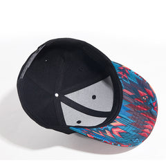 Sunshade Embroidery Print Adjustable Baseball Cap for Outdoor Sport