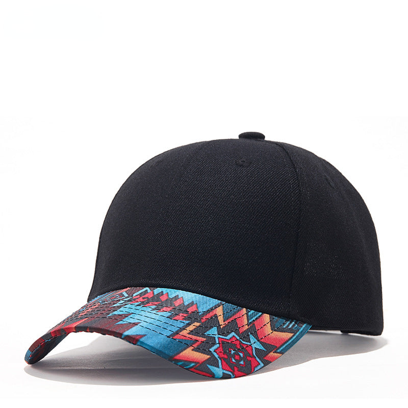 Sunshade Embroidery Print Adjustable Baseball Cap for Outdoor Sport