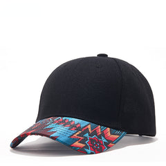 Sunshade Embroidery Print Adjustable Baseball Cap for Outdoor Sport