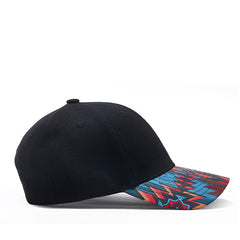 Sunshade Embroidery Print Adjustable Baseball Cap for Outdoor Sport