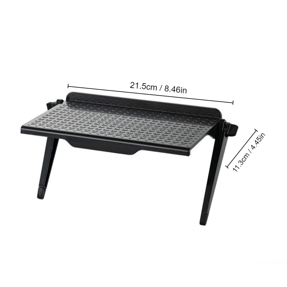 Adjustable TV Screen Top Shelf Monitor Storage Rack