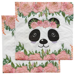 20pcs Panda Napkins for Wedding Party Decoration