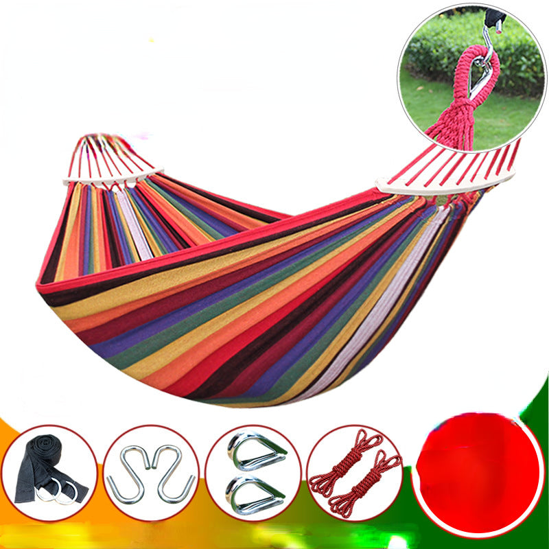 Anti Rollover Swing Hammock for Sleeping & Relaxation