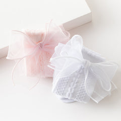 Baby Girls Lace Bowknot Princess Socks Knee High Socks Toddlers Children s Socks