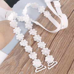 Floral Lace Shoulder Straps Invisible Adjustable Underwear Straps