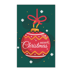 50pcs Mini Thank You Xmas Card Cartoon Greeting Card Christmas Packaging