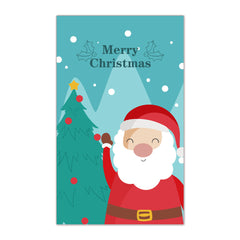 50pcs Mini Thank You Xmas Card Cartoon Greeting Card Christmas Packaging