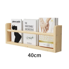 Wall Storage Shelf for Kids Room - Wooden Bookcase