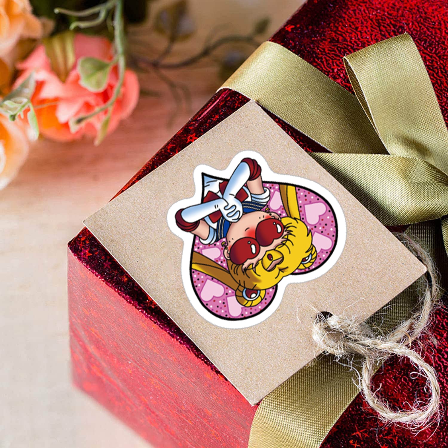 500pcs Anime Manga Stickers Roll for Scrapbook Cards Envelop