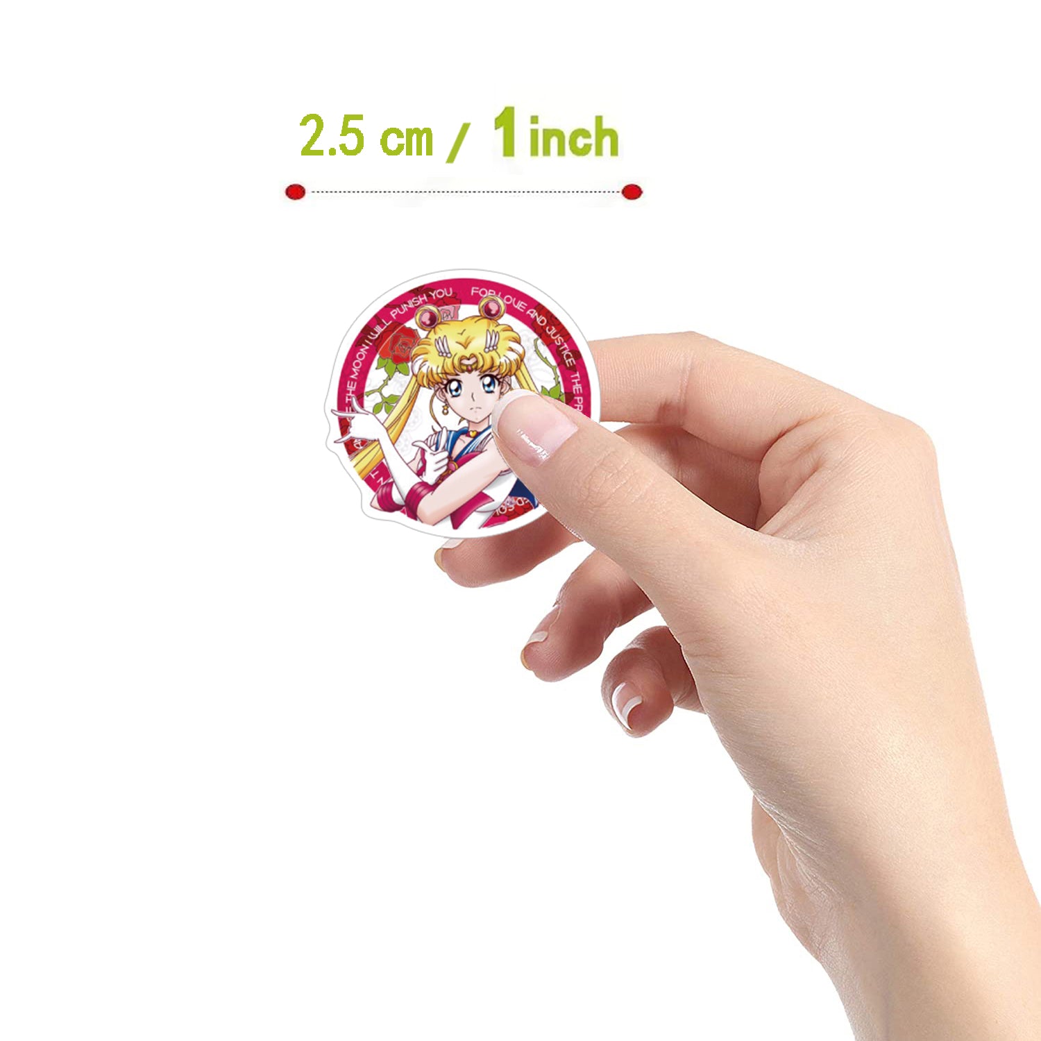 500pcs Anime Manga Stickers Roll for Scrapbook Cards Envelop