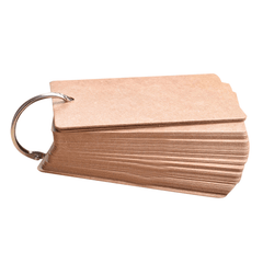 2pcs 50 Sheets Portable Binder Notes Flash Cards Memo Pads Blank DIY