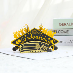 Graduation Blessing 3D Pop up Card For Classmate Memorial Gift