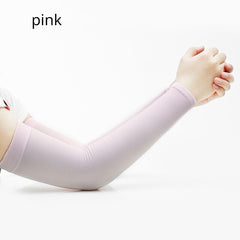UV Protection Ice Silk Sunscreen Sleeves for Women Driving
