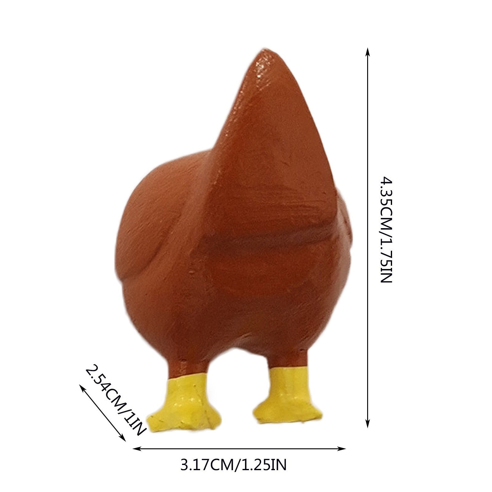 3pcs Chicken Butt Fridge Magnets Whiteboard Key Hanging Sticker