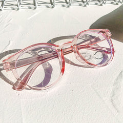 Round Glasses PC Eyeglasses For Sun Protection Gift For Kids