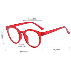 Round Glasses PC Eyeglasses For Sun Protection Gift For Kids