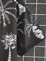Coconut Tree Print Men's Hawaiian Shirt