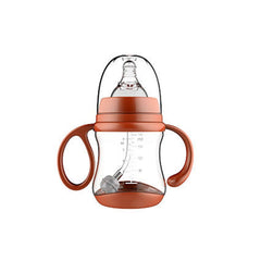 180-300ml Baby Bottle Grip Wide Caliber Infant Feeding Bottle
