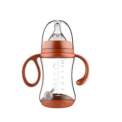 180-300ml Baby Bottle Grip Wide Caliber Infant Feeding Bottle