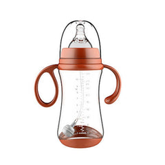 180-300ml Baby Bottle Grip Wide Caliber Infant Feeding Bottle