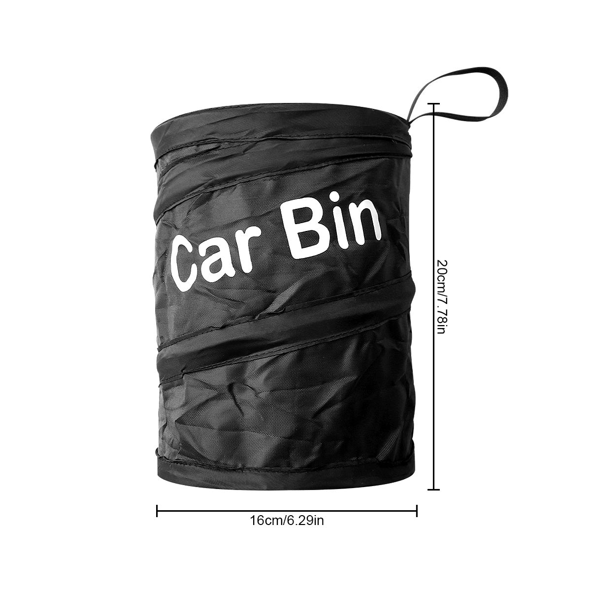 Collapsible Car Bin Portable Car Trash Can Waterproof Multifunctional Hanging