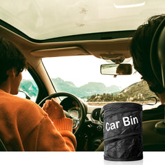 Collapsible Car Bin Portable Car Trash Can Waterproof Multifunctional Hanging