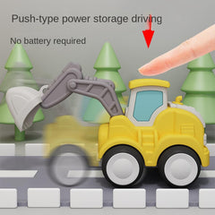 Children's Road Roller Tractor Excavator Toy for Birthday Gift