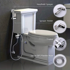 Stainless Steel Handheld Bidet Sprayer For Toilet Bathroom