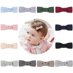 Bow Cloth Hair Clips Ponytail Buckle Hair Accessories For Baby Girls