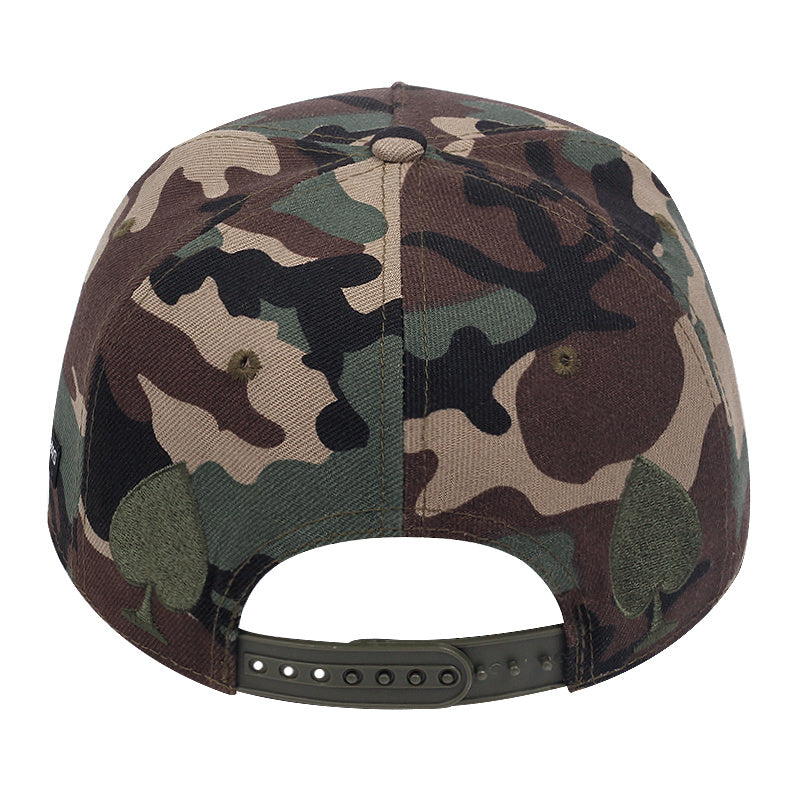 Poker Patch Camouflage Baseball Cap Snapback Hat Adjustable Golf Sun Hat
