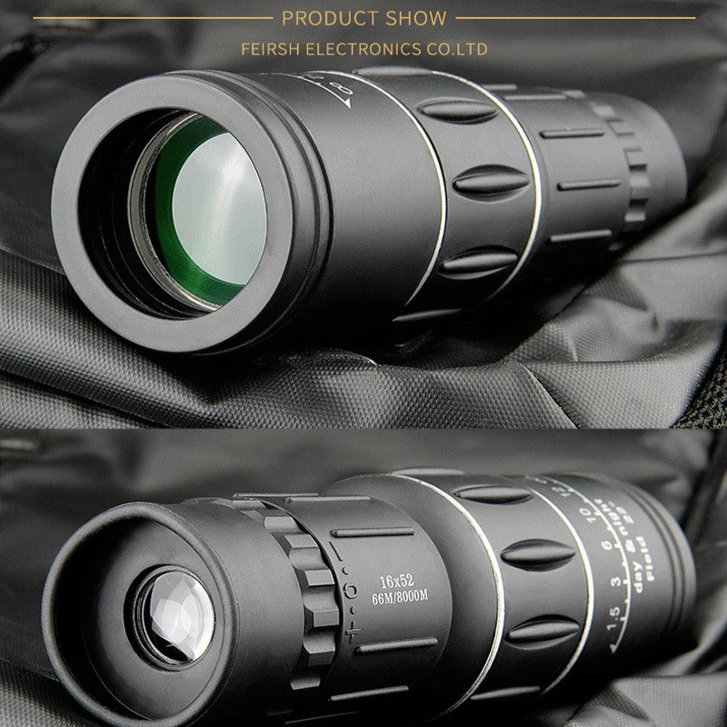 16X52 Monocular High Power Eyeglasses for Mobile Phones