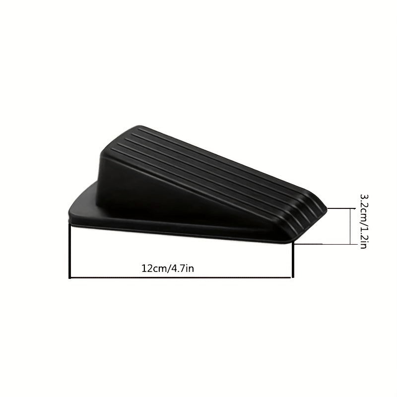 2pcs Rubber Door Stoppers Wedge Door Gaps Prevent Lock Outs Door Stoppers