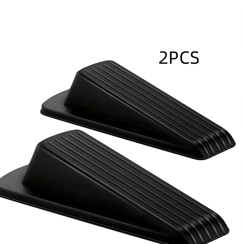 2pcs Rubber Door Stoppers Wedge Door Gaps Prevent Lock Outs Door Stoppers