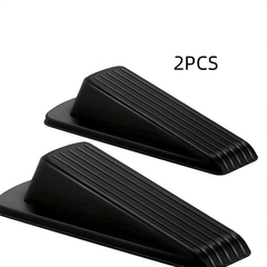 2pcs Rubber Door Stoppers Wedge Door Gaps Prevent Lock Outs Door Stoppers