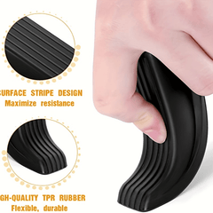 2pcs Rubber Door Stoppers Wedge Door Gaps Prevent Lock Outs Door Stoppers
