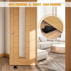 2pcs Rubber Door Stoppers Wedge Door Gaps Prevent Lock Outs Door Stoppers