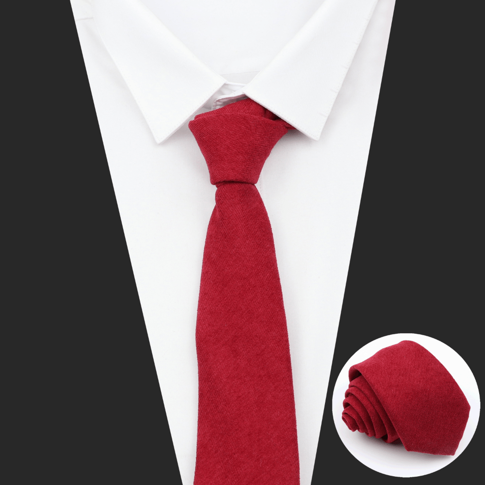 1pc Men's Plain Soft Tie Business Attire