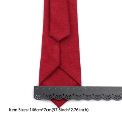 1pc Men's Plain Soft Tie Business Attire