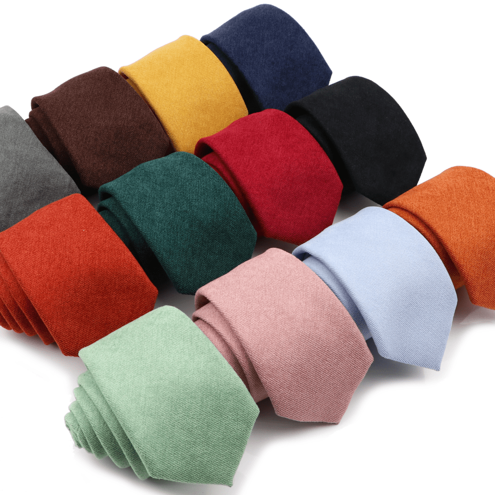 1pc Men's Plain Soft Tie Business Attire