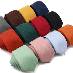 1pc Men's Plain Soft Tie Business Attire