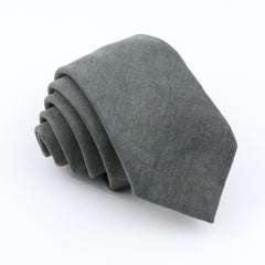 1pc Men's Plain Soft Tie Business Attire