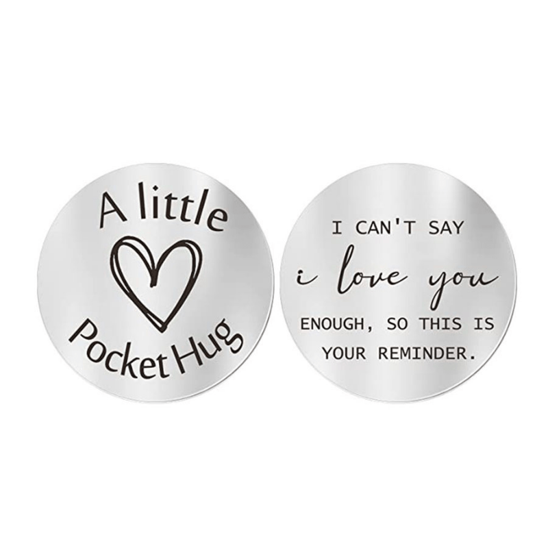 Pocket Hug Token I Love You Long Distance Keychain
