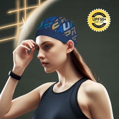 2pcs Cooling Sports Beanies Elastic Sunscreen Skull Cap for Women & Men