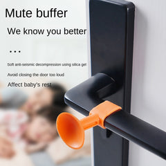 Silicone Door Stopper Rubber Door Touch Toilet Door Rear Handle