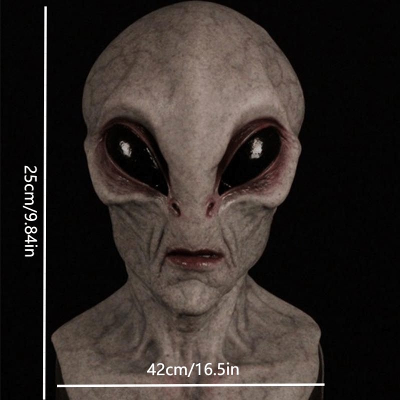 Men's Horror Latex Alien Mask Halloween Masquerade Party Prop