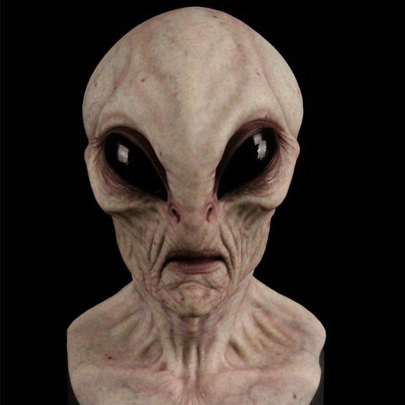 Men's Horror Latex Alien Mask Halloween Masquerade Party Prop