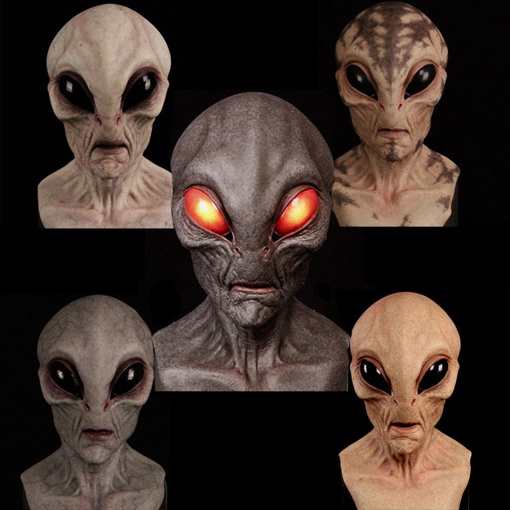 Men's Horror Latex Alien Mask Halloween Masquerade Party Prop