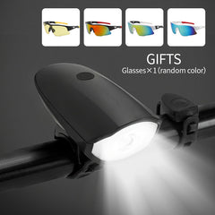 Waterproof Bicycle Headlight with Riding Goggles