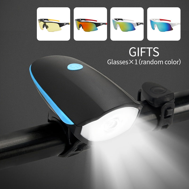 Waterproof Bicycle Headlight with Riding Goggles