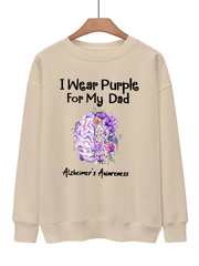 Graphic Print Pullover Sweatshirt for Women